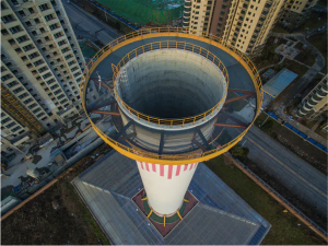 Chiếc máy lọc không khí lớn nhất thế giới ở Trung Quốc